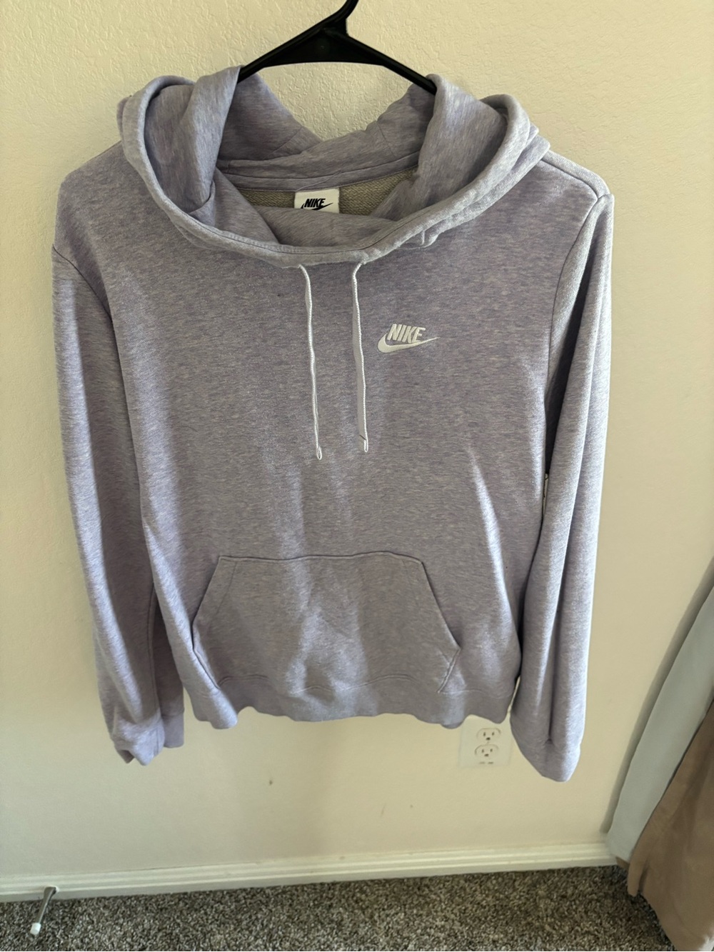 Nike Women’s Crewneck Hoodie with White Logo